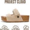 image:imageProject Cloud 100 Genuine Leather Platform Sandals Women FootwearBeach Essentials Summer Wedges with Plush and Soft InsoleNon Slip amp Lightweight Wedge Sandals For Women 2026Natural Crochet
