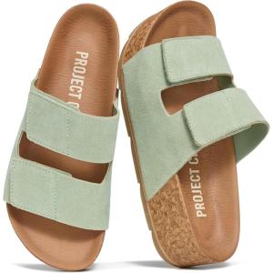 image:imageProject Cloud 100 Genuine Leather Platform Sandals Women FootwearBeach Essentials Summer Wedges with Plush and Soft InsoleNon Slip amp Lightweight Wedge Sandals For Women 2026Sage