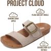 image:imageProject Cloud 100 Genuine Leather Womens Sandals  Plush Insole Sandals for Women 2026  Lightweight amp Non Slip Slides amp Women Footwear with Buckle BalancedBirch Suede