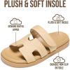 image:imageProject Cloud 100 Genuine Leather Womens Sandals  Stylish amp Comfy Sandals for Women Footwear with Plush amp Soft Insole  Slipresistant Slides for WomenRaffia