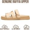 image:imageProject Cloud 100 Genuine Leather Womens Sandals  Stylish amp Comfy Sandals for Women Footwear with Plush amp Soft Insole  Slipresistant Slides for WomenRaffia