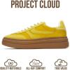 image:imageProject Cloud Platform Sneakers for Women Footwear  Memory Foam Insole Womens Shoes Lightweight and NonSlip Sole Lace Up Fashion Sneakers for Women 2026 VolleyMustard