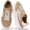 image:imageProject Cloud Platform Sneakers for Women Footwear  Memory Foam Insole Womens Shoes Lightweight and NonSlip Sole Lace Up Fashion Sneakers for Women 2026 VolleyTan Mult