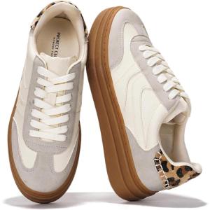 image:imageProject Cloud Platform Sneakers for Women Footwear  Memory Foam Insole Womens Shoes Lightweight and NonSlip Sole Lace Up Fashion Sneakers for Women 2026 VolleyWhite