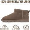 image:imageProject Cloud 100 Genuine Leather Ankle Boots for Women  Water Resistant Womens Boots with Memory Foam Insole  Comfortable Fall Shoes for Women 2026 HikeyMushroom Suede