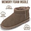 image:imageProject Cloud 100 Genuine Leather Ankle Boots for Women  Water Resistant Womens Boots with Memory Foam Insole  Comfortable Fall Shoes for Women 2026 HikeyMushroom Suede