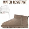 image:imageProject Cloud 100 Genuine Leather Ankle Boots for Women  Water Resistant Womens Boots with Memory Foam Insole  Comfortable Fall Shoes for Women 2026 HikeyTaupe Suede