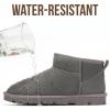image:imageProject Cloud 100 Genuine Leather Ankle Boots for Women  Water Resistant Womens Boots with Memory Foam Insole  Comfortable Fall Shoes for Women 2026 HikeyGrey Suede