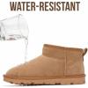 image:imageProject Cloud 100 Genuine Leather Ankle Boots for Women  Water Resistant Womens Boots with Memory Foam Insole  Comfortable Fall Shoes for Women 2026 HikeyChestnut Suede