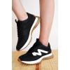 image:imageProject Cloud Trendy Fashion Sneakers for Women 2026  Memory Foam and NonSlip Comfortable Casual Ladies Shoes for Womens Fashion Sneakers  Lightweight Laceup Shoes LeccoBlack Mesh