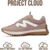 image:imageProject Cloud Trendy Fashion Sneakers for Women 2026  Memory Foam and NonSlip Comfortable Casual Ladies Shoes for Womens Fashion Sneakers  Lightweight Laceup Shoes LeccoTaupe