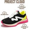 image:imageProject Cloud Trendy Fashion Sneakers for Women 2026  Memory Foam and NonSlip Comfortable Casual Ladies Shoes for Womens Fashion Sneakers  Lightweight Laceup Shoes LeccoPink