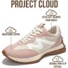 image:imageProject Cloud Trendy Fashion Sneakers for Women 2026  Memory Foam and NonSlip Comfortable Casual Ladies Shoes for Womens Fashion Sneakers  Lightweight Laceup Shoes LeccoNude