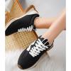 image:imageProject Cloud Trendy Fashion Sneakers for Women 2026  Memory Foam and NonSlip Comfortable Casual Ladies Shoes for Womens Fashion Sneakers  Lightweight Laceup Shoes LeccoBlack