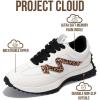 image:imageProject Cloud Trendy Fashion Sneakers for Women 2026  Memory Foam and NonSlip Comfortable Casual Ladies Shoes for Womens Fashion Sneakers  Lightweight Laceup Shoes LeccoLeopard
