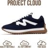 image:imageProject Cloud Trendy Fashion Sneakers for Women 2026  Memory Foam and NonSlip Comfortable Casual Ladies Shoes for Womens Fashion Sneakers  Lightweight Laceup Shoes LeccoNavy