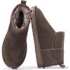 Chocolate Brown Suede