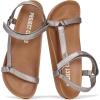 image:imageProject Cloud Sandals for Women 2026  Strappy Adjustable Womens Sandals with Plush Insole  Lightweight amp Non Slip Women Footwear  Everyday Wear Womens Slides BrandyPewter