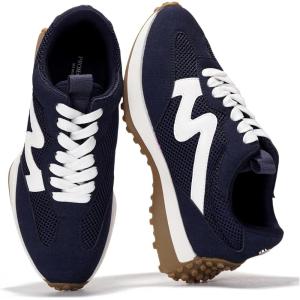 image:imageProject Cloud Trendy Fashion Sneakers for Women 2026  Memory Foam and NonSlip Comfortable Casual Ladies Shoes for Womens Fashion Sneakers  Lightweight Laceup Shoes LeccoNavy