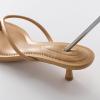 image:imageProject Cloud 100 Genuine Leather Sandals Women Footwear  Memory Foam Insole Fashion Dress Kitten Heels for Women  Lightweight and Comfortable Summer Sandals for Women 2026 MangoTan Leather