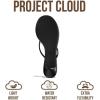 image:imageProject Cloud 100 Genuine Leather Sandals Women Footwear  Memory Foam Insole Fashion Dress Kitten Heels for Women  Lightweight and Comfortable Summer Sandals for Women 2026 MangoBlack