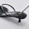 image:imageProject Cloud 100 Genuine Leather Sandals Women Footwear  Memory Foam Insole Fashion Dress Kitten Heels for Women  Lightweight and Comfortable Summer Sandals for Women 2026 MangoBlack