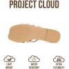 image:imageProject Cloud Womens Sandals with Memory Foam  Eco Crafted Leather Sandals for Women 2026  Flats  Non Slip amp Comfortable Sandals Women LisaCognac