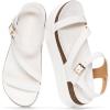 image:imageProject Cloud Platform Sandals Women Footwear  Plush amp Soft Insole Wedge Sandals for Women Footwear Stylish Platform Shoes with Adjustable Straps MellowWhite
