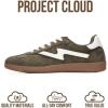 image:imageProject Cloud Fashion Sneakers for Women 2026  LaceUp Shoes Trendy Women Sneakers with Memory Foam Insole Womens Fashion Sneakers NonSlip Womens Shoes IritaOlive