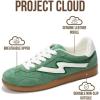 image:imageProject Cloud Fashion Sneakers for Women 2026  LaceUp Shoes Trendy Women Sneakers with Memory Foam Insole Womens Fashion Sneakers NonSlip Womens Shoes IritaGreen Multi