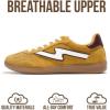 image:imageProject Cloud Fashion Sneakers for Women 2026  LaceUp Shoes Trendy Women Sneakers with Memory Foam Insole Womens Fashion Sneakers NonSlip Womens Shoes IritaMustard