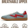 image:imageProject Cloud Fashion Sneakers for Women 2026  LaceUp Shoes Trendy Women Sneakers with Memory Foam Insole Womens Fashion Sneakers NonSlip Womens Shoes IritaLight Blue