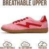 image:imageProject Cloud Fashion Sneakers for Women 2026  LaceUp Shoes Trendy Women Sneakers with Memory Foam Insole Womens Fashion Sneakers NonSlip Womens Shoes IritaBubble Gum