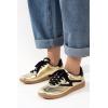 image:imageProject Cloud Fashion Sneakers for Women 2026  LaceUp Shoes Trendy Women Sneakers with Memory Foam Insole Womens Fashion Sneakers NonSlip Womens Shoes IritaBlack Gold