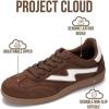 image:imageProject Cloud Fashion Sneakers for Women 2026  LaceUp Shoes Trendy Women Sneakers with Memory Foam Insole Womens Fashion Sneakers NonSlip Womens Shoes IritaBrown