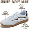 image:imageProject Cloud Fashion Sneakers for Women 2026  LaceUp Shoes Trendy Women Sneakers with Memory Foam Insole Womens Fashion Sneakers NonSlip Womens Shoes IritaLight Blue Microsuede