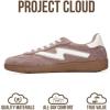 image:imageProject Cloud Fashion Sneakers for Women 2026  LaceUp Shoes Trendy Women Sneakers with Memory Foam Insole Womens Fashion Sneakers NonSlip Womens Shoes IritaTaupe Multi