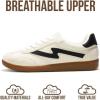 image:imageProject Cloud Fashion Sneakers for Women 2026  LaceUp Shoes Trendy Women Sneakers with Memory Foam Insole Womens Fashion Sneakers NonSlip Womens Shoes IritaTaupe