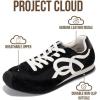 image:imageProject Cloud Womens Shoes with Leather Memory Foam Insole Trendy Sneakers for Women  Lightweight amp NonSlip Womens Sneakers Walking Shoes for Women Footwear LowyBlack