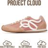 image:imageProject Cloud Womens Shoes with Leather Memory Foam Insole Trendy Sneakers for Women  Lightweight amp NonSlip Womens Sneakers Walking Shoes for Women Footwear LowyNude