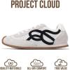 image:imageProject Cloud Womens Shoes with Leather Memory Foam Insole Trendy Sneakers for Women  Lightweight amp NonSlip Womens Sneakers Walking Shoes for Women Footwear LowyBlack Mult