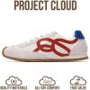 image:imageProject Cloud Womens Shoes with Leather Memory Foam Insole Trendy Sneakers for Women  Lightweight amp NonSlip Womens Sneakers Walking Shoes for Women Footwear LowyRed Mult