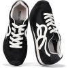 image:imageProject Cloud Womens Shoes with Leather Memory Foam Insole Trendy Sneakers for Women  Lightweight amp NonSlip Womens Sneakers Walking Shoes for Women Footwear LowyBlack