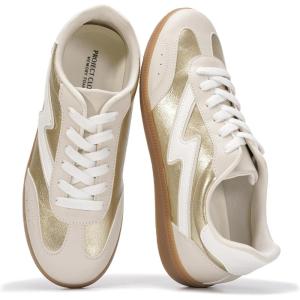 image:imageProject Cloud Fashion Sneakers for Women 2026  LaceUp Shoes Trendy Women Sneakers with Memory Foam Insole Womens Fashion Sneakers NonSlip Womens Shoes IritaGold