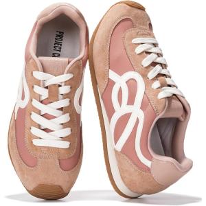 image:imageProject Cloud Womens Shoes with Leather Memory Foam Insole Trendy Sneakers for Women  Lightweight amp NonSlip Womens Sneakers Walking Shoes for Women Footwear LowyNude