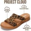 image:imageProject Cloud 100 Genuine Leather Womens Sandals  Easy Slip On Sandals for Women 2026 with Plush Cushioned Insole  Lightweight amp Non Slip Womens Slides for Women Footwear NinaLeopard