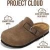 image:imageProject Cloud 100 Genuine Leather Kids Clogs with Natural Cork Footbed amp Memory Foam Insole Arch Support  NonSlip Clogs for Kids  Slippers Sandals for Boys amp Girls FootwearBrown Sugar