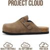 image:imageProject Cloud 100 Genuine Leather Kids Clogs with Natural Cork Footbed amp Memory Foam Insole Arch Support  NonSlip Clogs for Kids  Slippers Sandals for Boys amp Girls FootwearBrown Sugar
