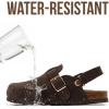 image:imageProject Cloud 100 Genuine Leather Kids Clogs with Natural Cork Footbed amp Memory Foam Insole Arch Support  NonSlip Clogs for Kids  Slippers Sandals for Boys amp Girls FootwearDark Choco Brown Suede With Back Strap