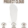 image:imageProject Cloud 100 Genuine Leather Kids Sandals  Natural Cork Footbed NonSlip Slides for Kids  Lightweight Boys amp Girls Sandals  WaterResistant Girls amp Boys SandalsWhite